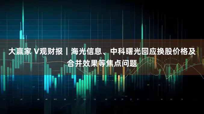 大赢家 V观财报｜海光信息、中科曙光回应换股价格及合并效果等焦点问题