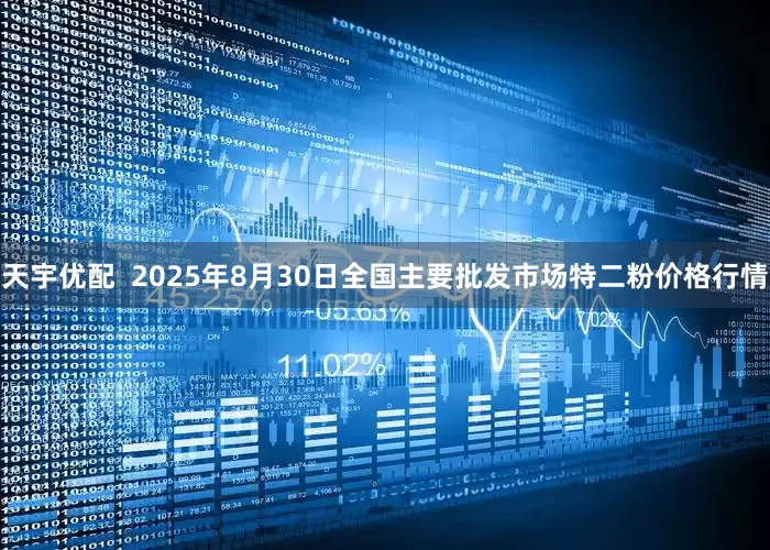天宇优配  2025年8月30日全国主要批发市场特二粉价格行情