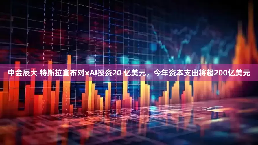 中金辰大 特斯拉宣布对xAI投资20 亿美元，今年资本支出将超200亿美元