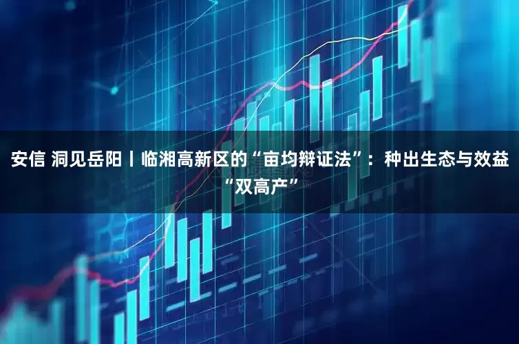 安信 洞见岳阳丨临湘高新区的“亩均辩证法”：种出生态与效益“双高产”