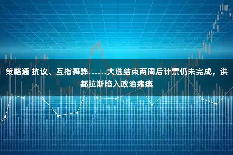 策略通 抗议、互指舞弊……大选结束两周后计票仍未完成，洪都拉斯陷入政治瘫痪